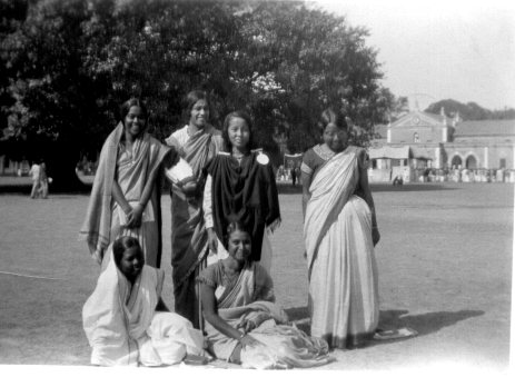 Female students at Ewing Christian College